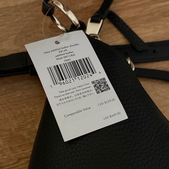 Kate Spade Women’s Zippy Pebbled Leather Shoulder Bag - Picture 7 of 12